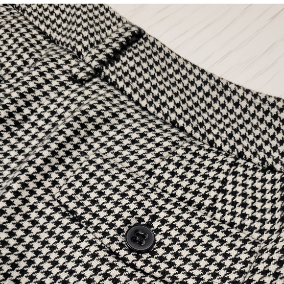 Houndstooth  Wool Capri Pants - Picture 8 of 8